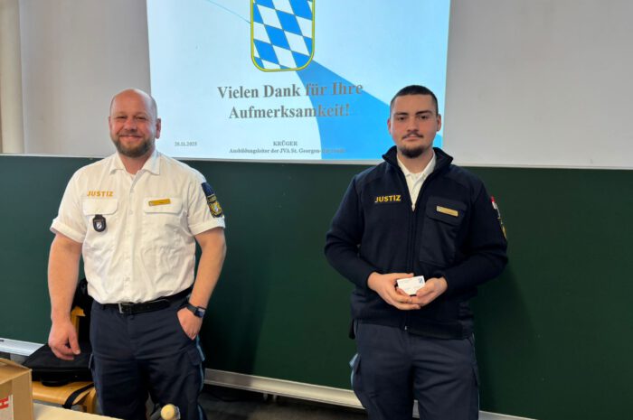 Vortrag der Justizvollzugsanstalt St. Georgen/Bayreuth